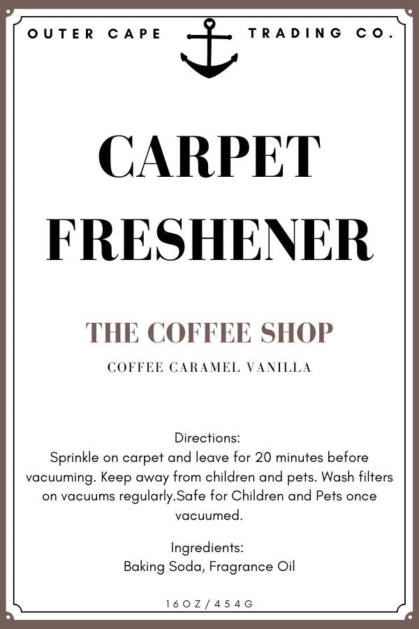 Carpet Freshener Powder – The Coffee Shop- Coffee Caramel Vanilla
