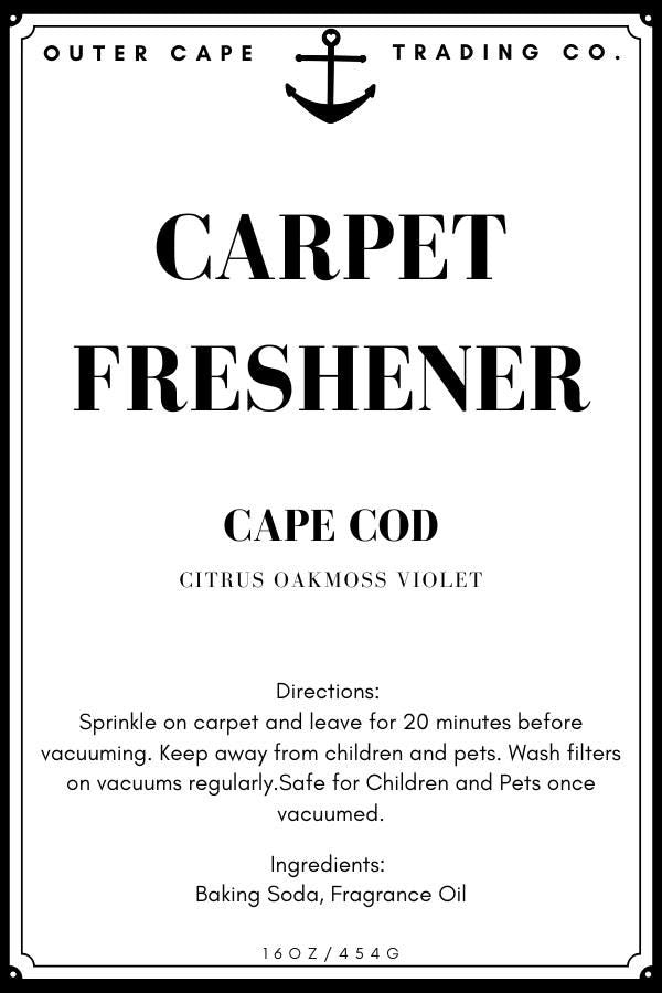 Carpet Freshener Powder – Cape Cod- Citrus Oakmoss Violet