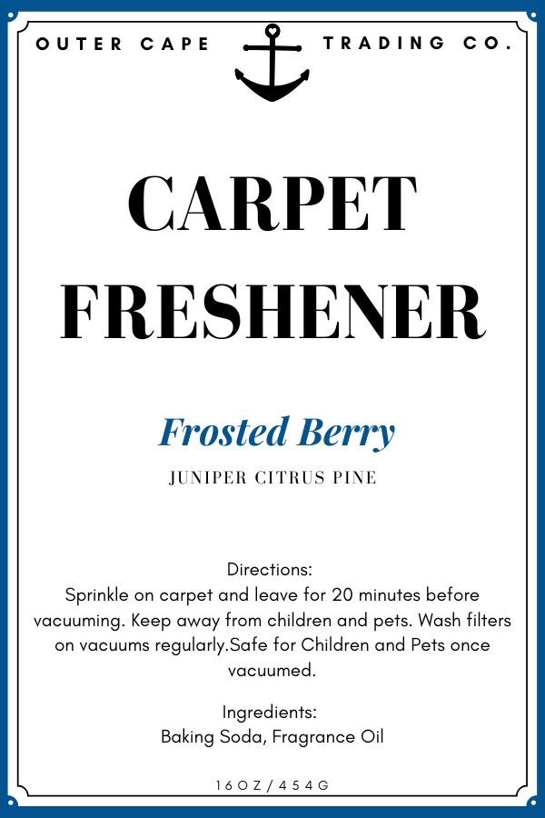Carpet Freshener Powder – Frosted Berry- Juniper Citrus Pine