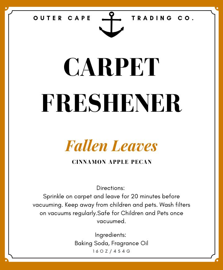 Carpet Freshener Powder  Fallen Leaves- Cinnamon Apple Pecan
