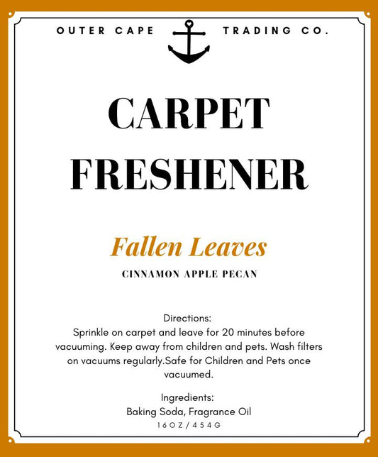 Carpet Freshener Powder  Fallen Leaves- Cinnamon Apple Pecan