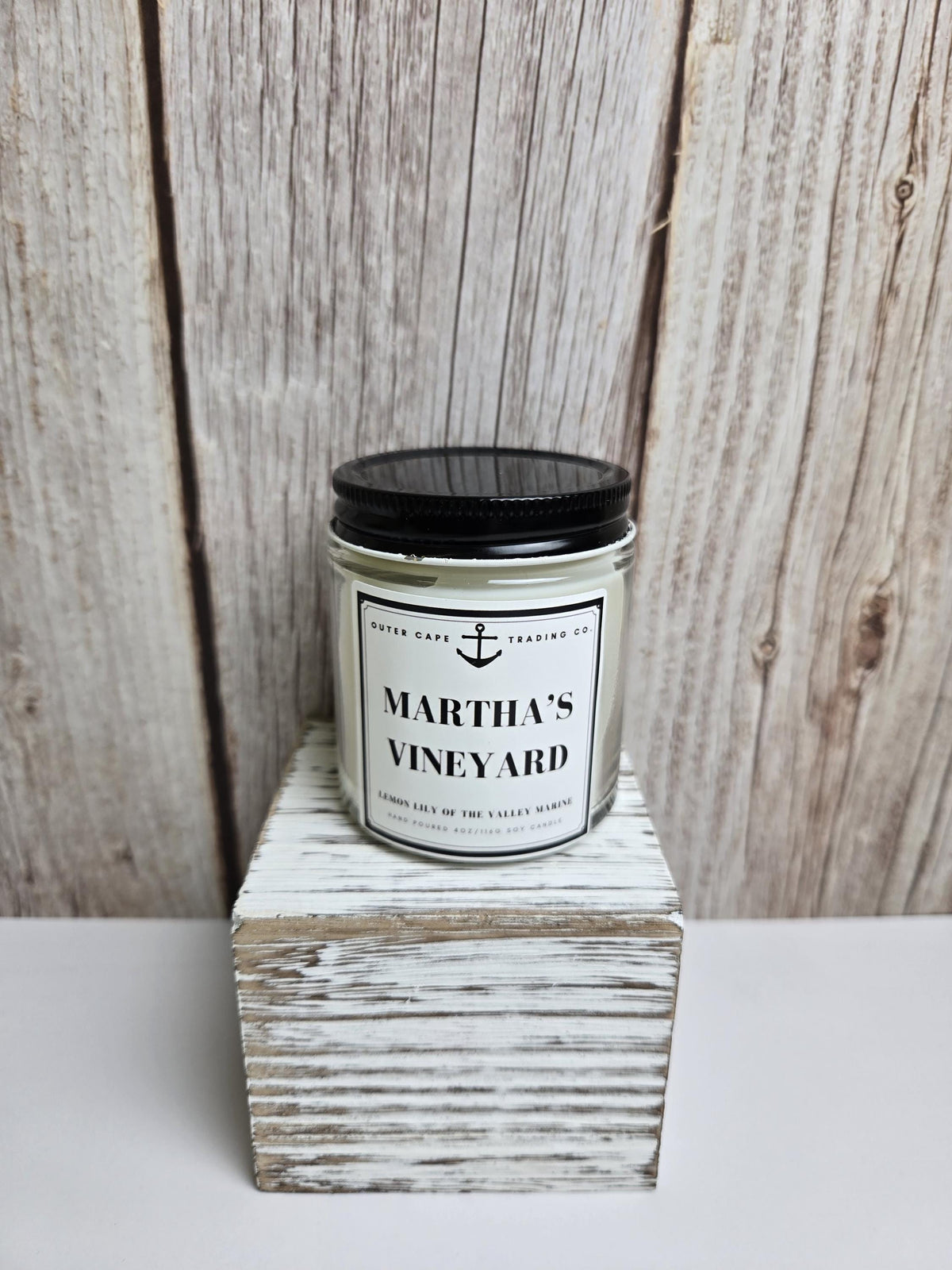 Martha's Vineyard Soy Wax Wooden Wick Candle