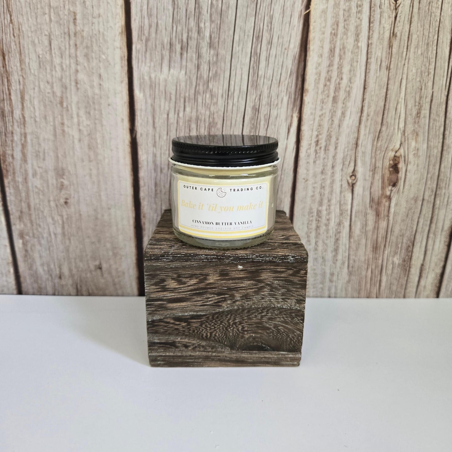 Bake It Till You Make It Soy Wax Crackling Wooden Wick Candle Birthday Gift Christmas Gift Holiday Best Friend Mother's Day Father's Day