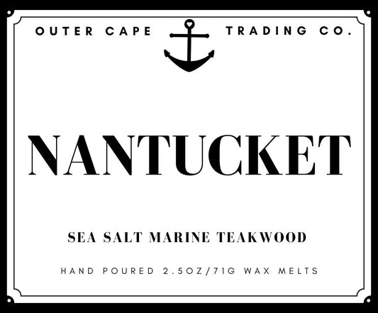 Nantucket Soy Wax Melts Sea Salt Marine Teakwood