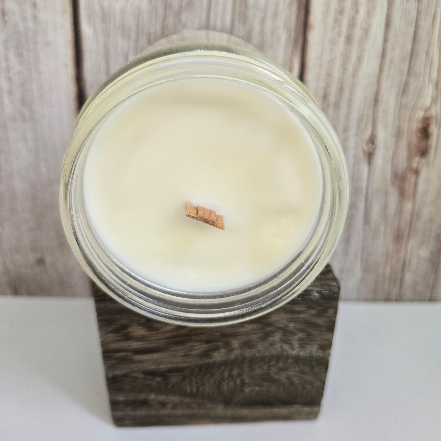Holiday Cheer Soy Wax Crackling Wooden Wick Candle Birthday Gift Christmas Gift Holiday Gift Best Friend Gift Mother's Day Father's Day