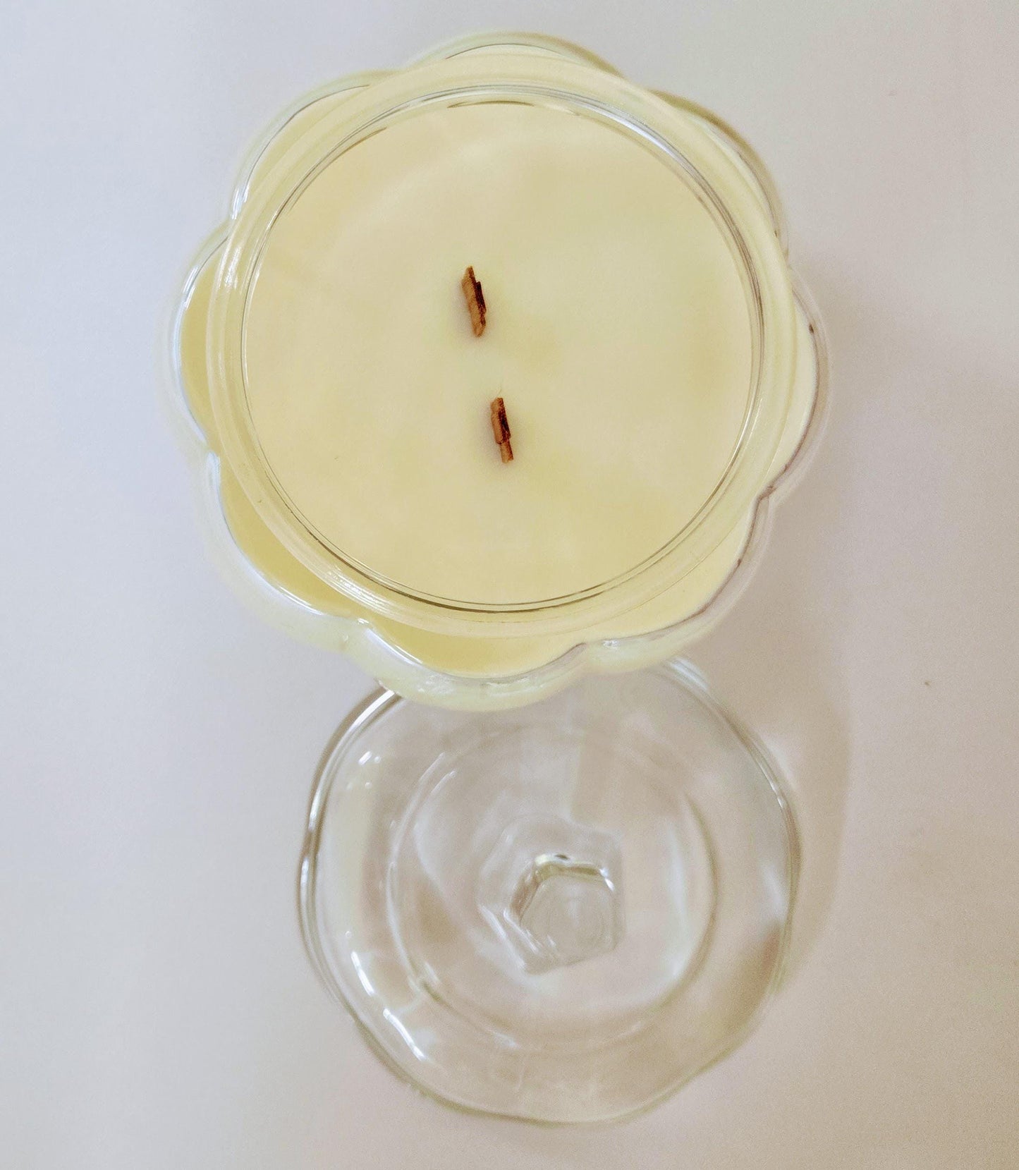 Glass Pumpkin Soy Wax 14oz Candle Reusable Jar in Fall Scents for Autumn Halloween