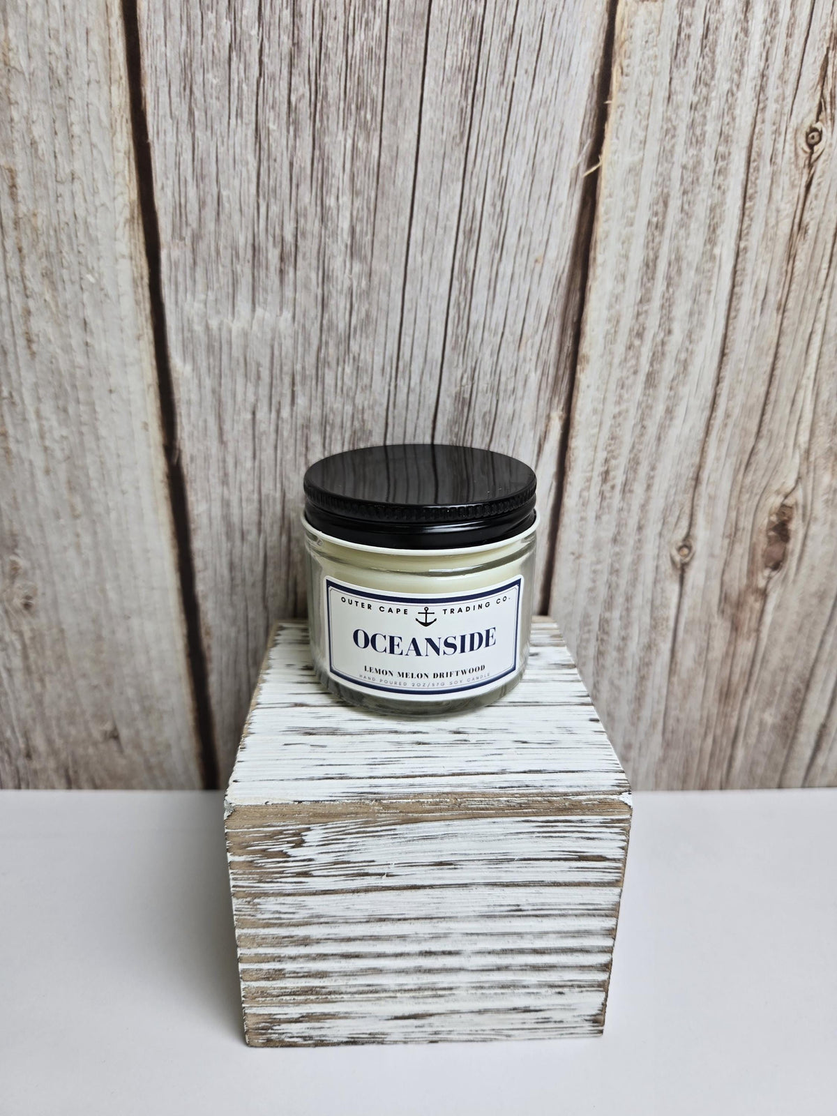 Oceanside Soy Wax Wooden Wick Candle