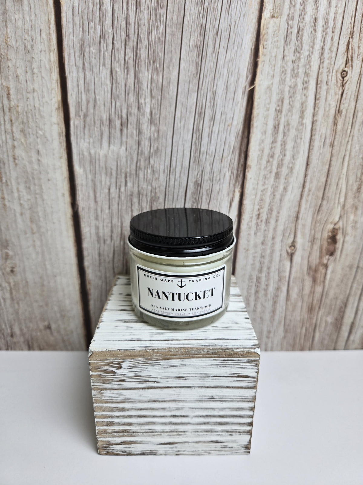 Nantucket Soy Wax Wooden Wick Candle