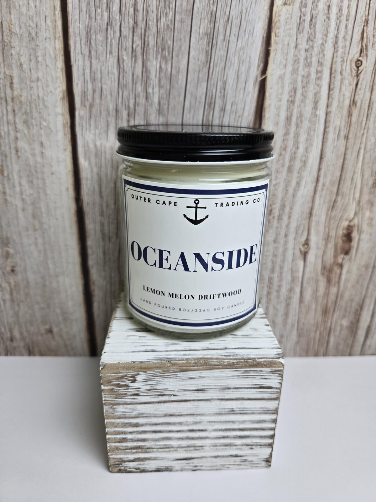 Oceanside Soy Wax Wooden Wick Candle