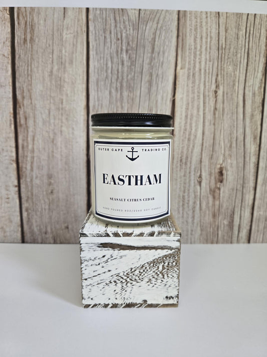 Eastham Soy Wax Candle: Sea Salt, Cedar & Citrus