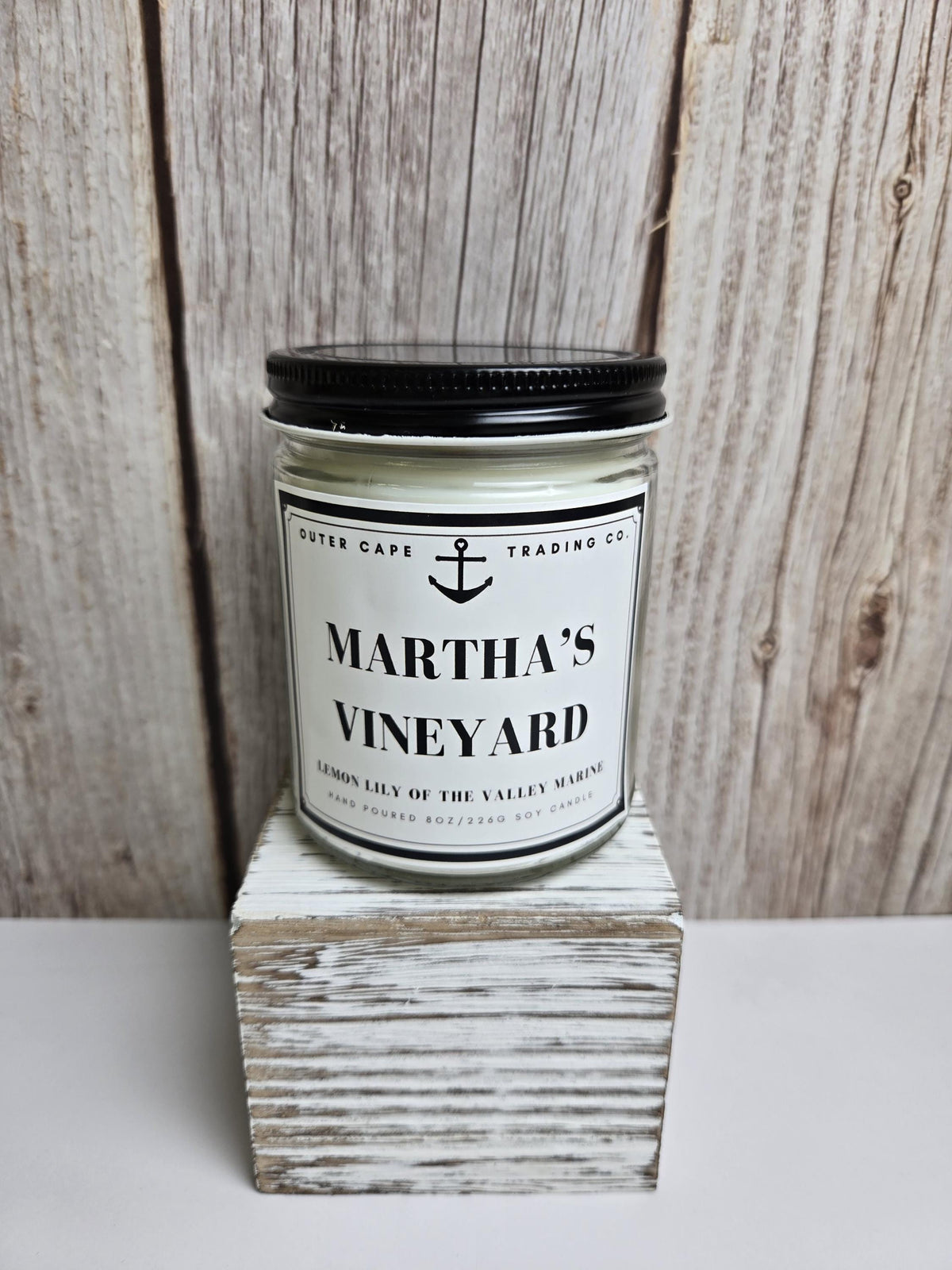 Martha's Vineyard Soy Wax Wooden Wick Candle