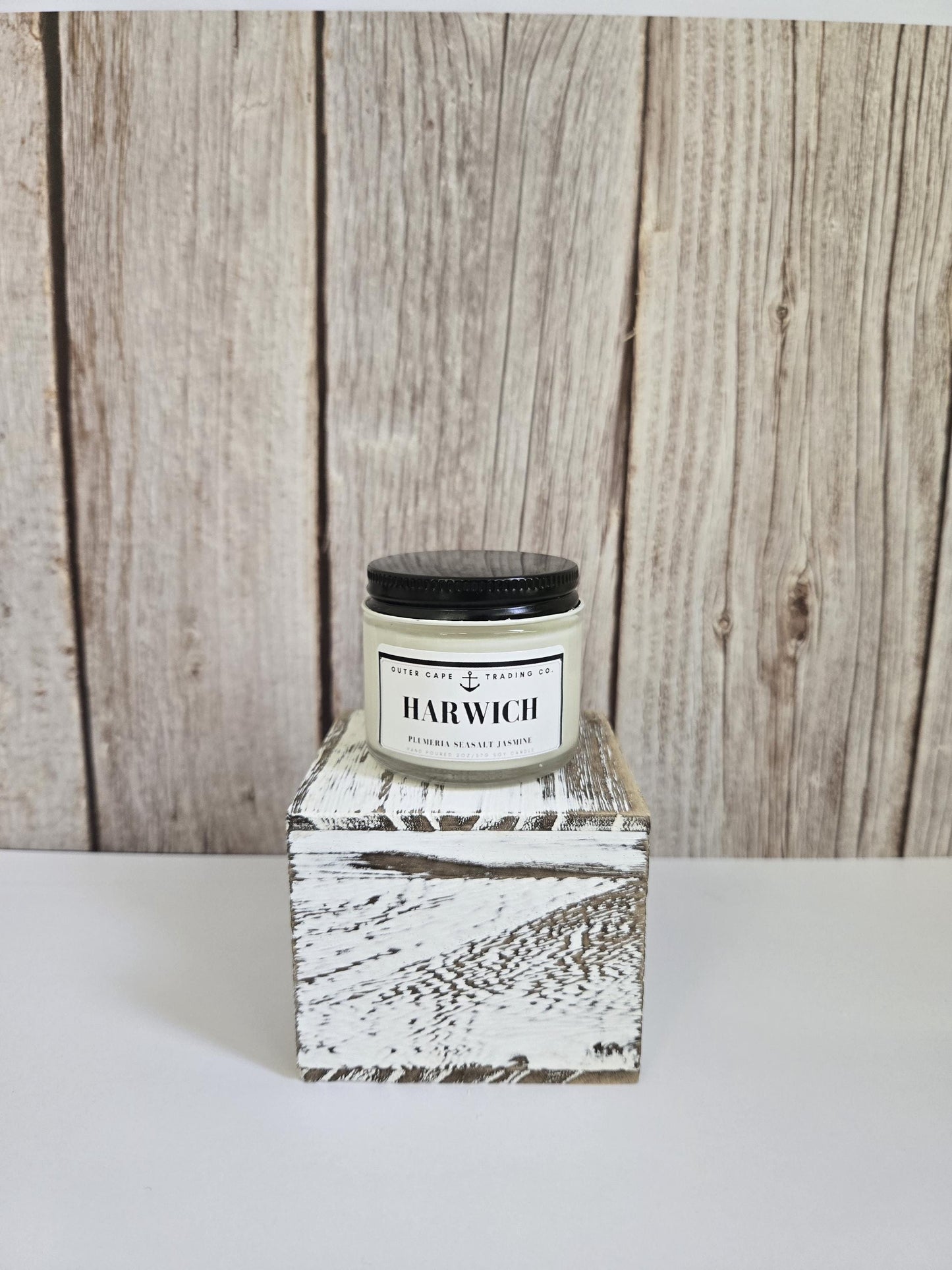 Harwich Cape Cod Candle: Plumeria, Sea Salt & Jasmine Soy Wax
