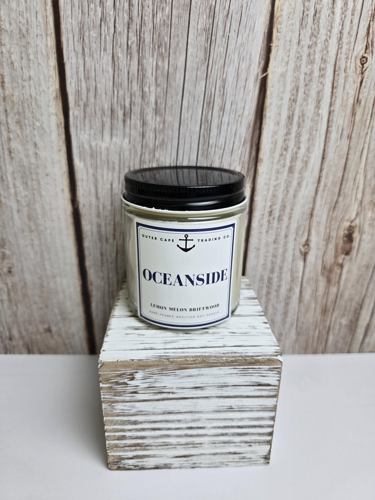 Oceanside Soy Wax Wooden Wick Candle