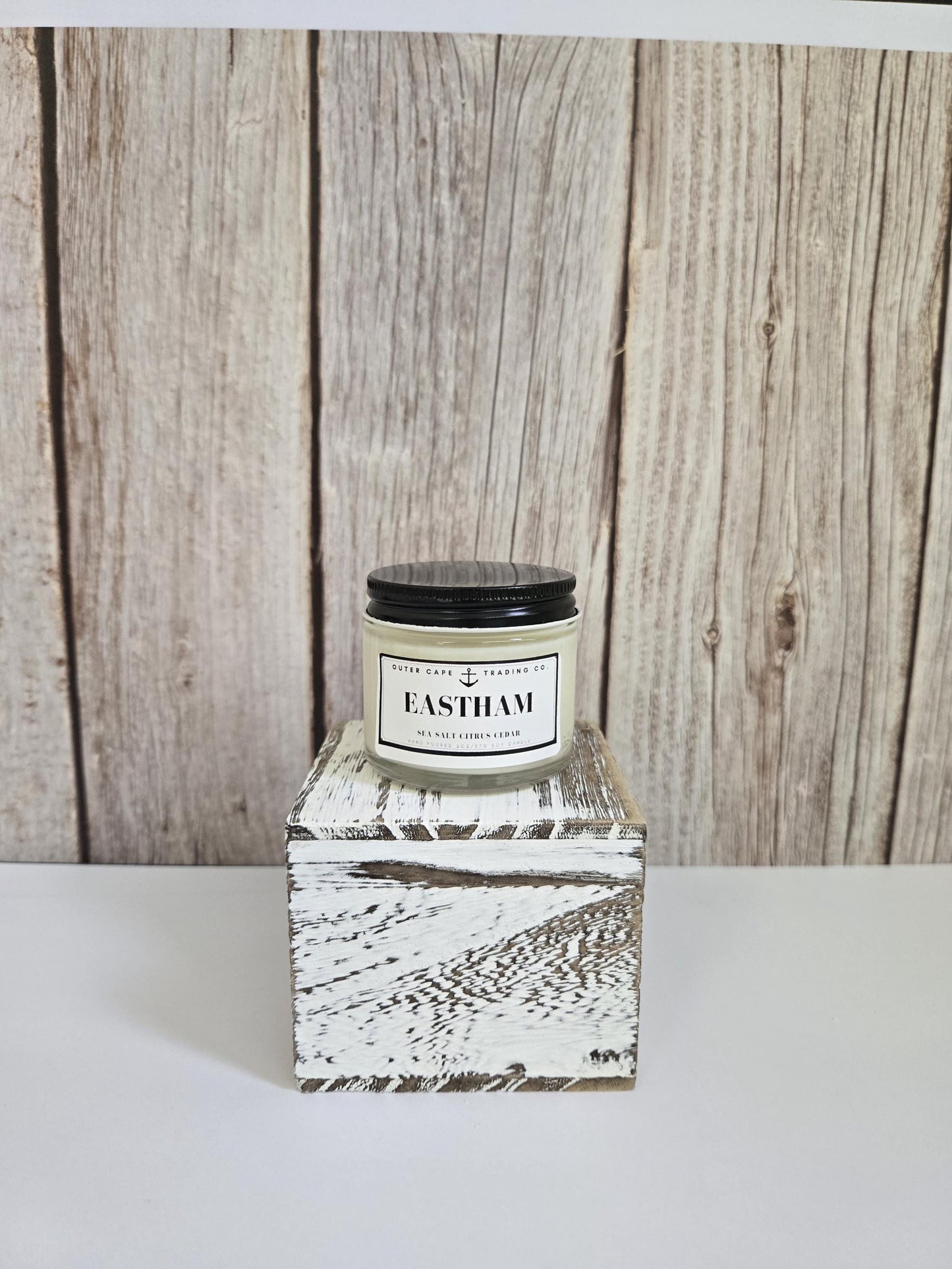 Eastham Cape Cod Soy Wax Candle: Sea Salt, Cedar & Citrus