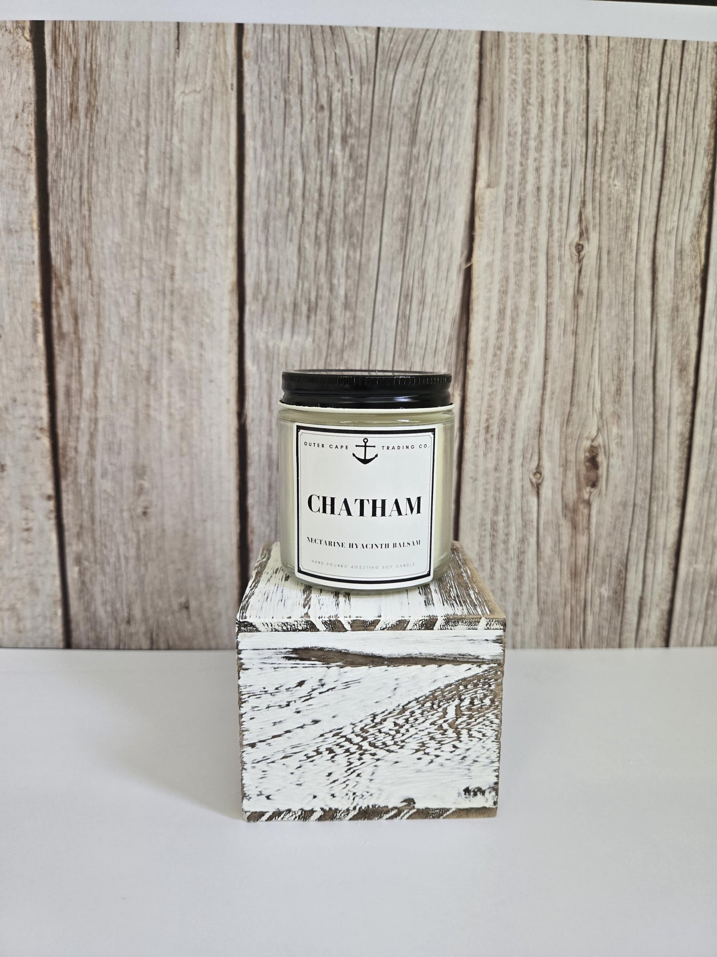 Chatham Cape Cod Soy Candle: Crackling Wooden Wick, Coastal Scent