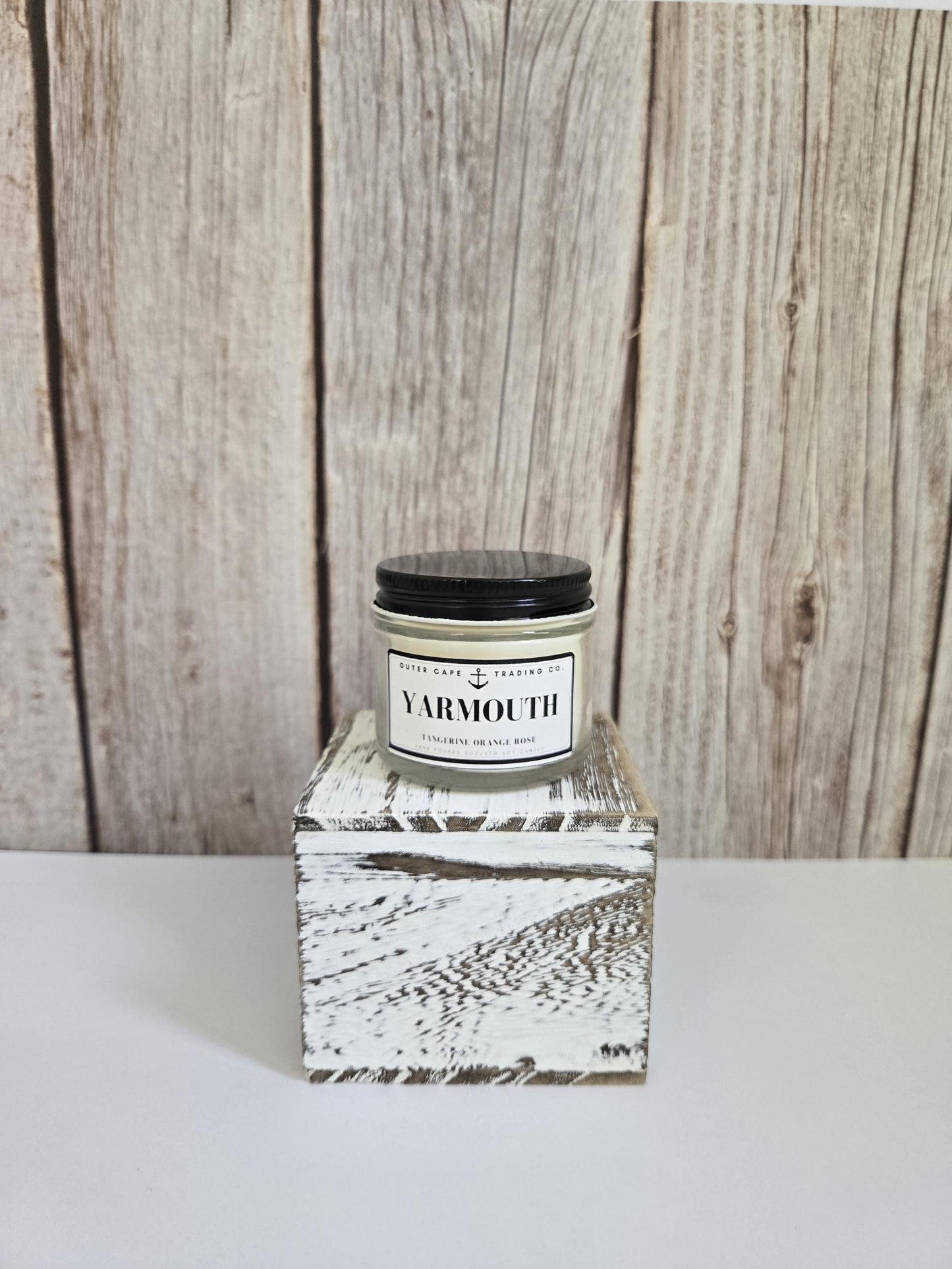 Yarmouth Cape Cod Soy Wax Candle: Tangerine, Orange & Rose