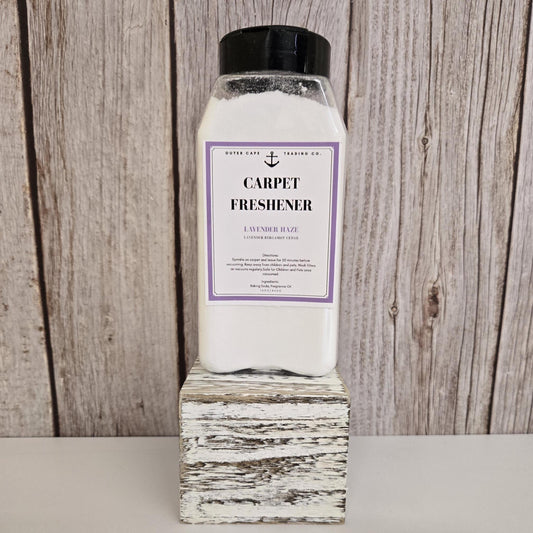 Carpet Freshener Powder – Lavender Haze- Lavender Bergamot Cedar