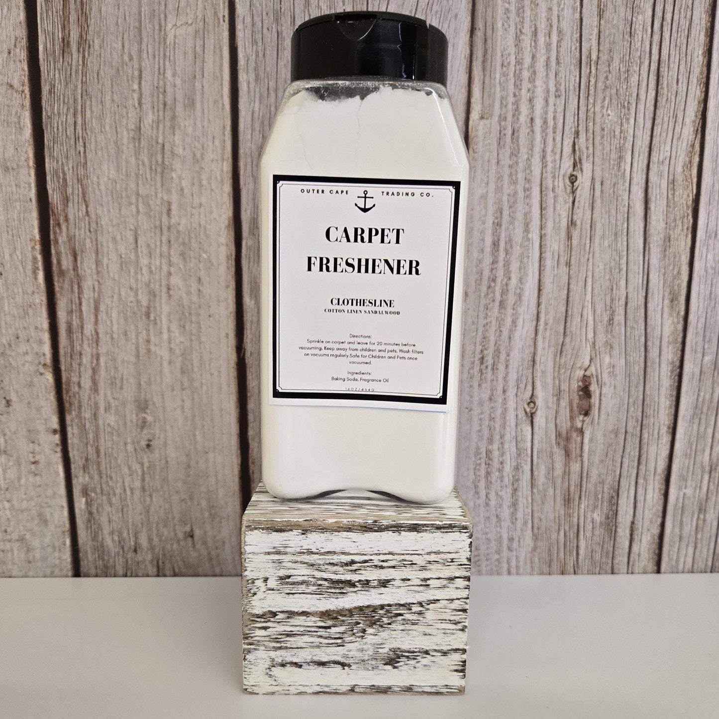 Carpet Freshener Powder –Clothesline-Cotton Linen Sandalwood