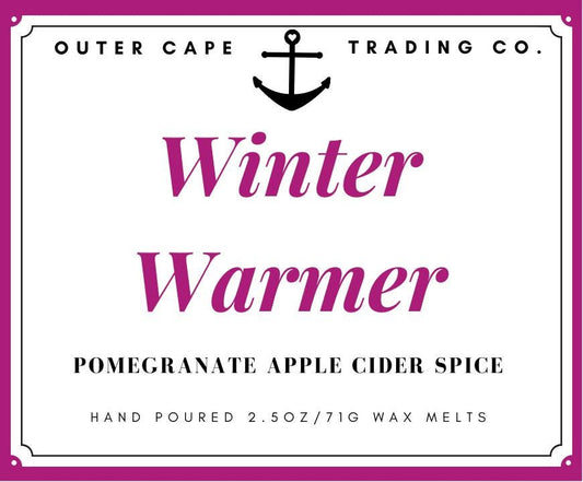 Winter Warmer Soy Wax Melts, 2.5oz Wax Tarts Pomegranate Apple Cider Spice