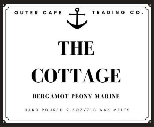 The Cottage Soy Wax Melts, 2.5oz Wax Tarts Bergamot Peony Marine