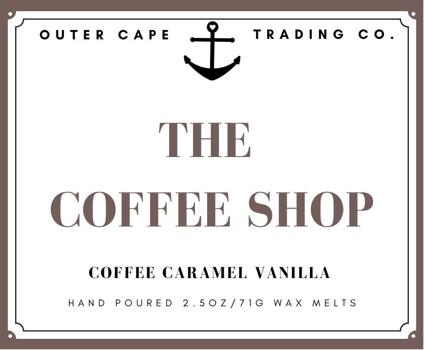 The Coffee Shop Soy Wax Melts, 2.5oz Wax Tarts Coffee Caramel Vanilla