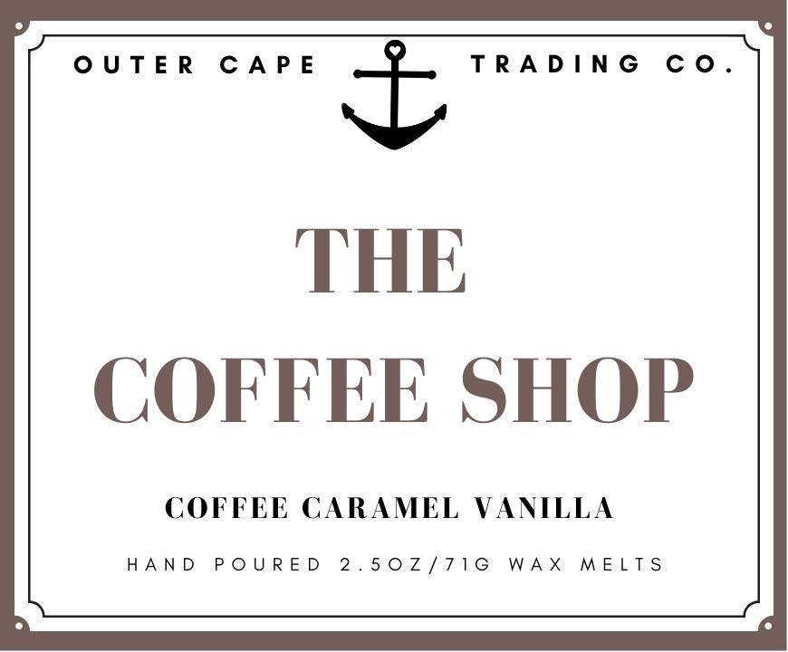 Coffee Caramel Vanilla Soy Wax Melts, Hand Poured 2.5oz