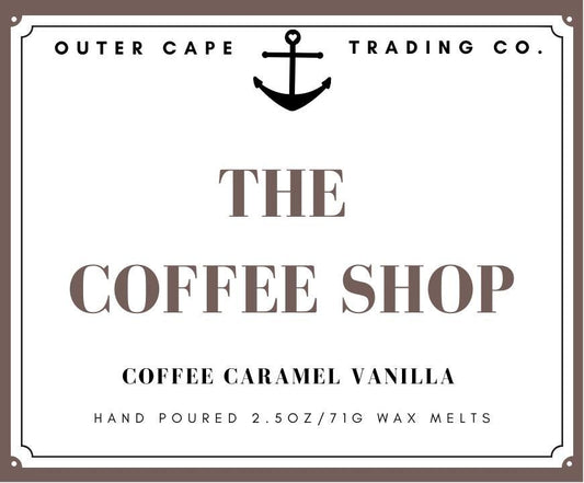 Coffee Caramel Vanilla Soy Wax Melts, Hand Poured 2.5oz