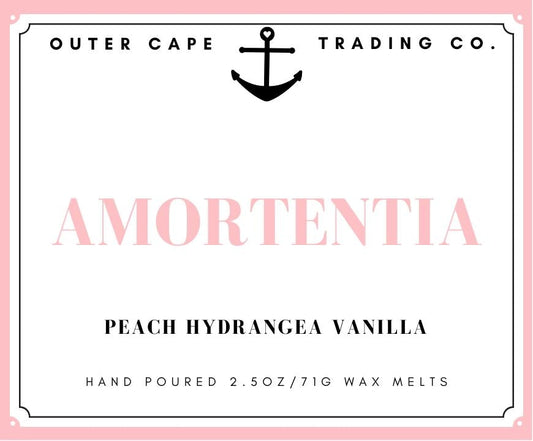 Amortentia Soy Wax Melts, 2.5oz Wax Tarts Peach Hydrangea Vanilla