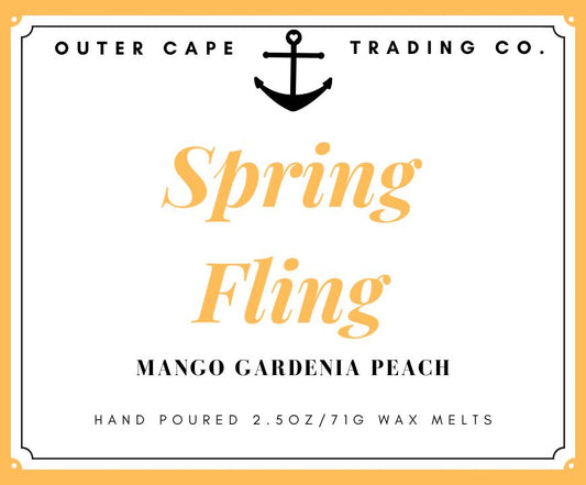 Spring Fling Soy Wax Melts, 2.5oz Wax Tarts Mango Gardenia Peach