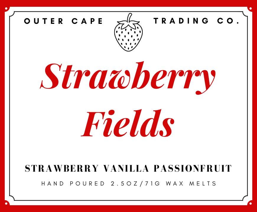 Strawberry Fields Soy 2.5oz Wax Tarts Strawberry Vanilla Passionfruit